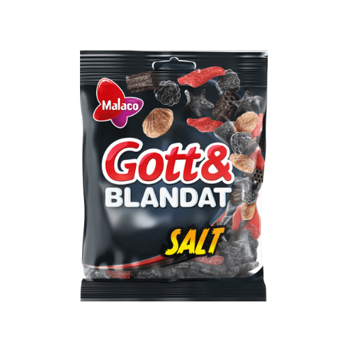 Gott & Blandat Salt Malaco 150g 36-p