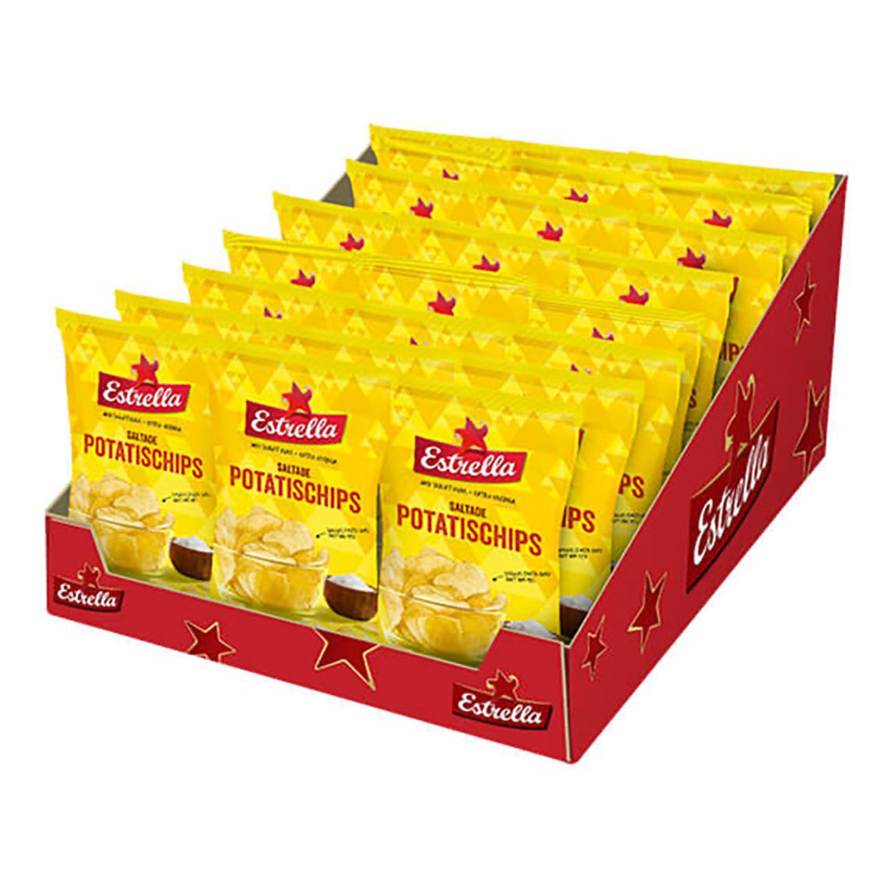 Chips Potatischips Saltade Estrella 40g 27-p