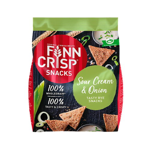 Finn Crisp Snacks Sourcream & Onion 150g 5-p